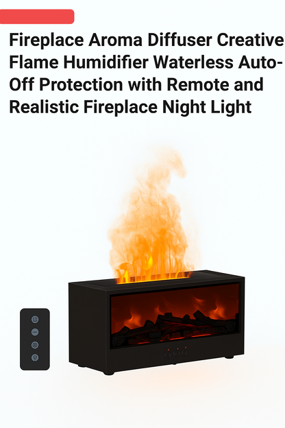 🪔 Zenvia™ Humidifier Fireplace Aroma Diffuser